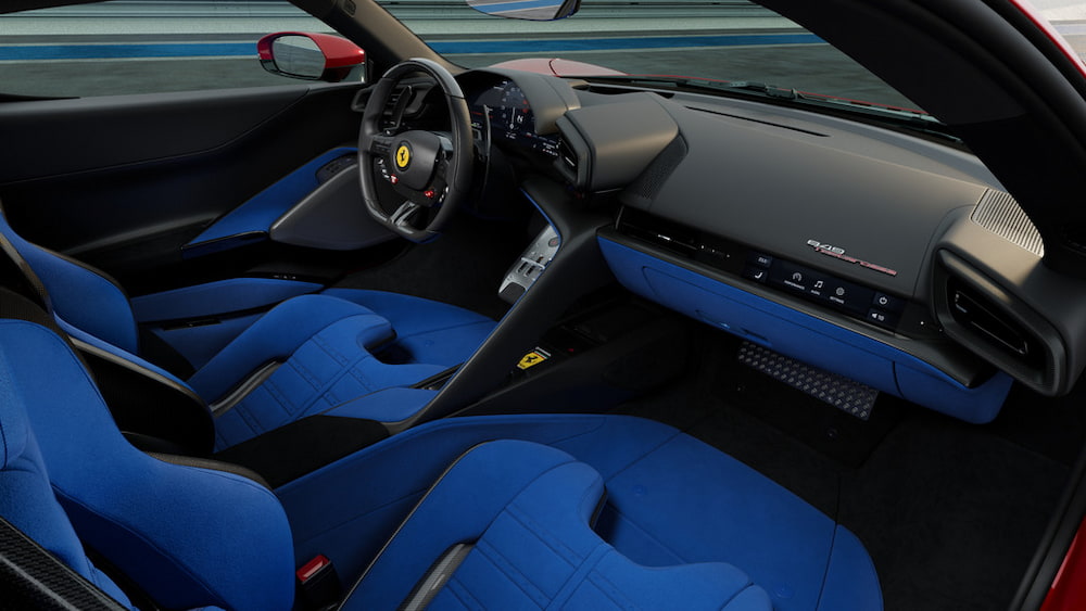 Ferrari 849 Testarossa inside