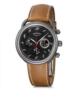 Arceau-Chrono-Titane-black-Hermes