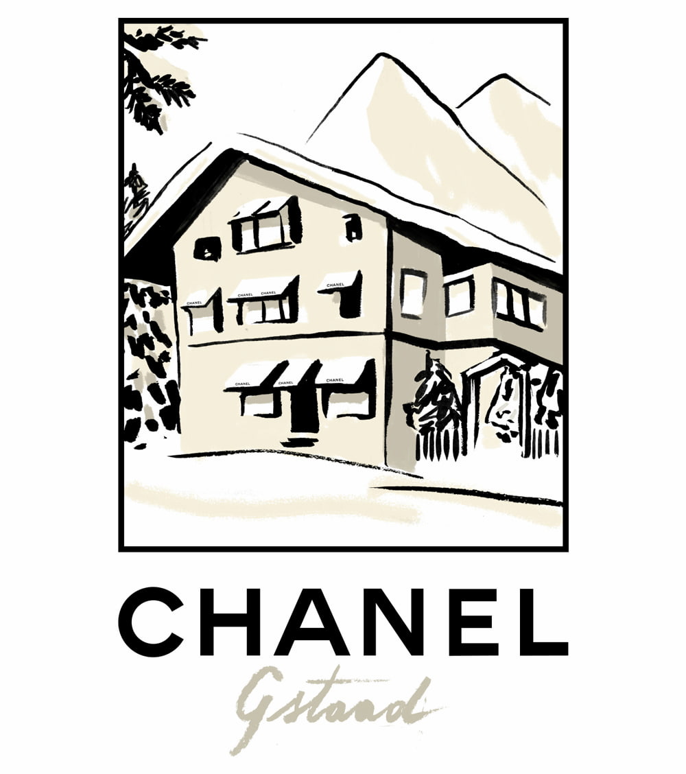 CHANEL in Gstaad, a winter escape with the new COCO NEIGE collection. 1 Chanel in Gstaad store