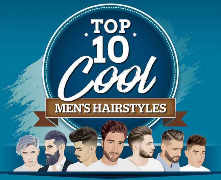 Cool, New Hairstyles For Guys To Try in 2017 [Infographics]