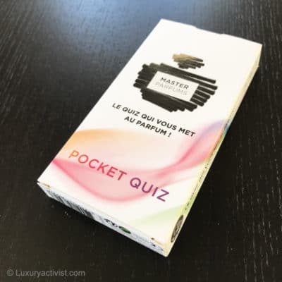 Master Parfums, A Pocket Quizz for Fragrance Lovers