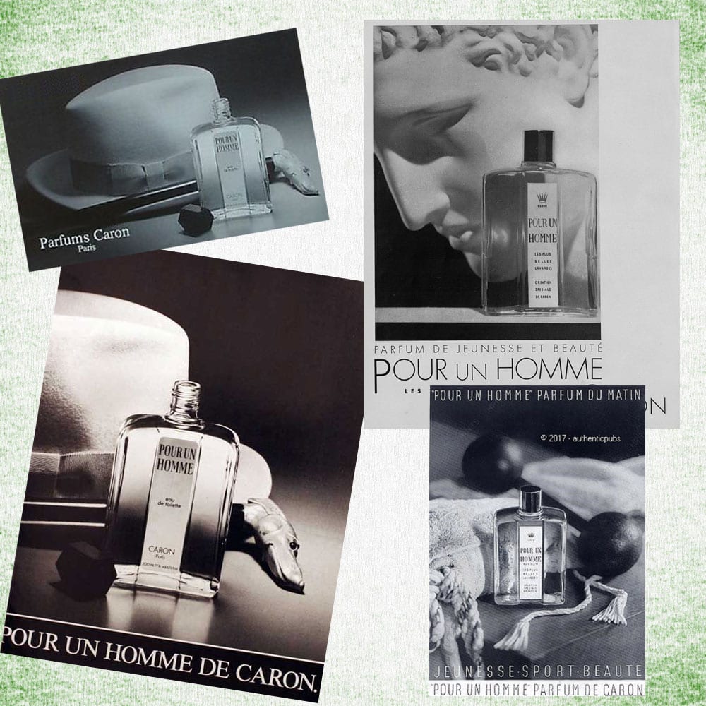 Pour-un-homme-de-Caron-advertising-history