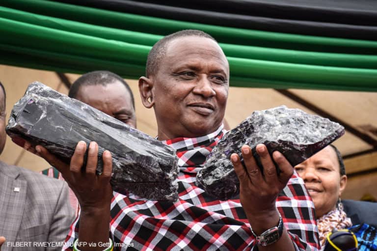 Rare Tanzanite Discovery Makes Saniniu Laizer, aged 52 A Millionaire. Rare Tanzanite Discovery Makes Saniniu Laizer, aged 52 A Millionaire.