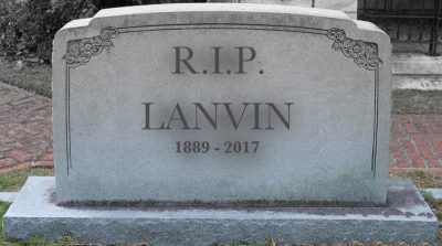 Friday Chronicle #29: A Titanic named Lanvin. Guess who is the iceberg?
