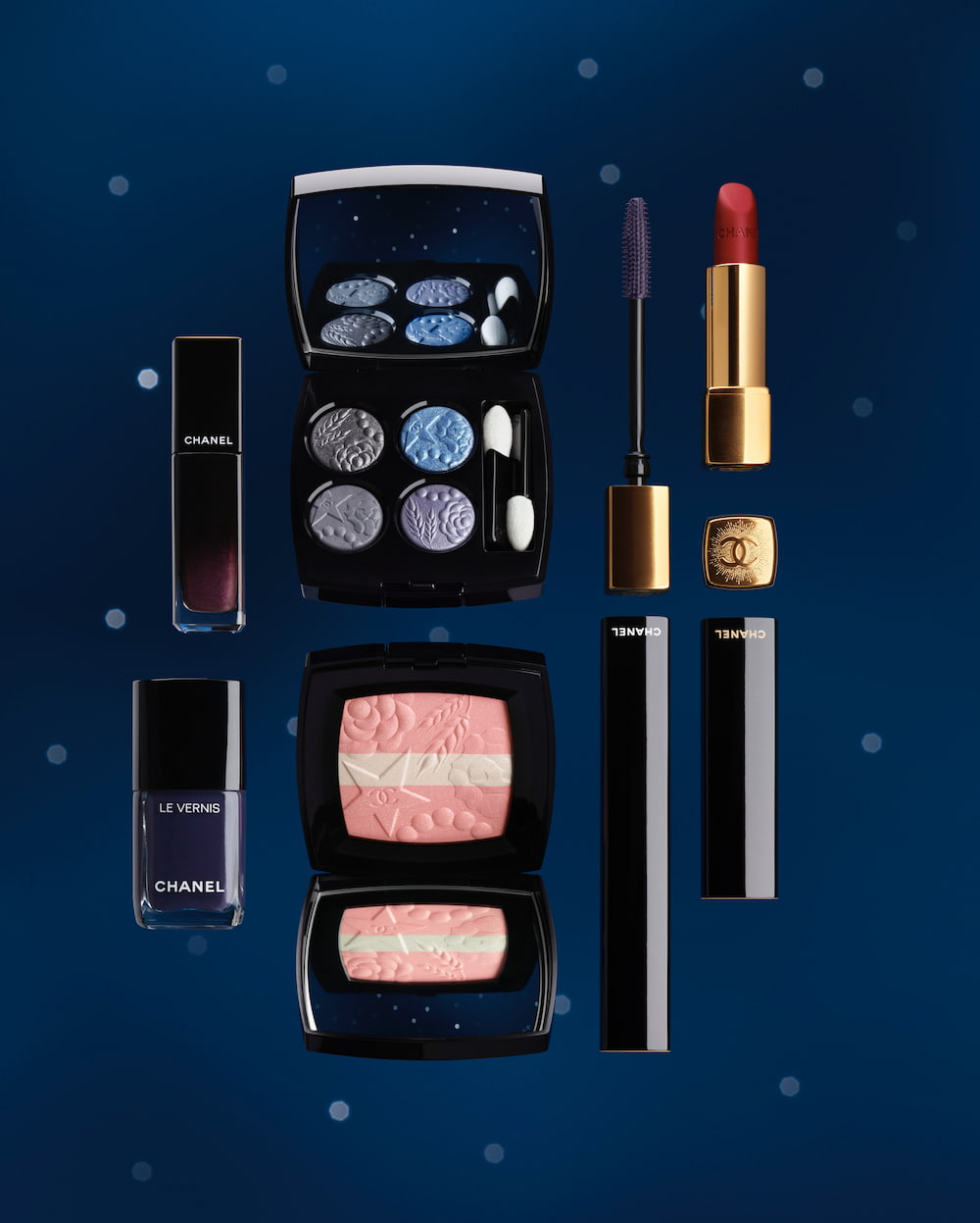 CHANEL Make Up Holiday Season under a sky of glowing stars 2 CHANEL Make-up-holiday-collection