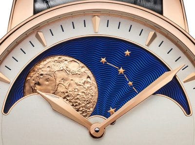 Moon phases in watch-making: measuring life with time.